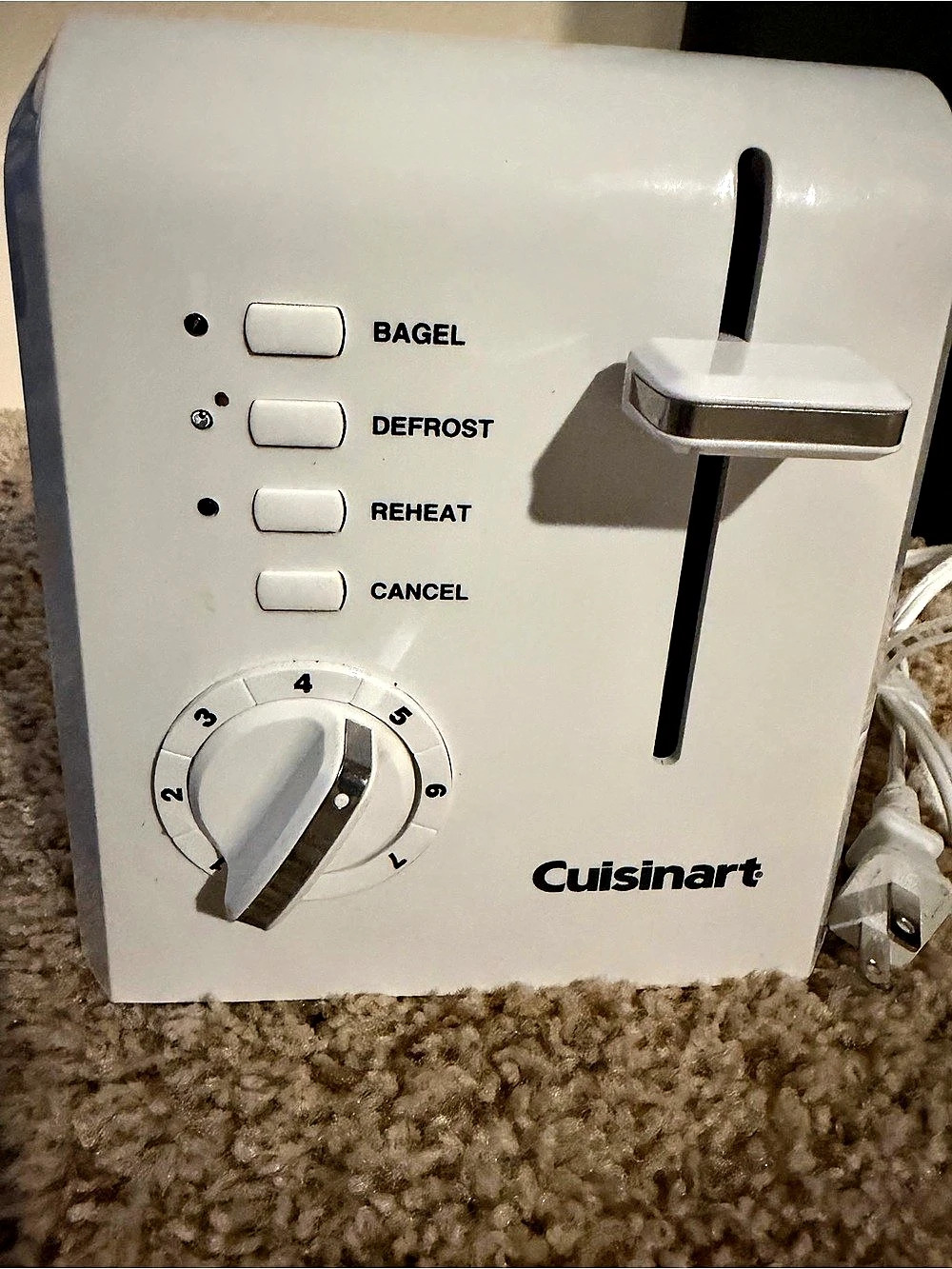 Cuisinart 2-Slice Compact Plastic Toaster White